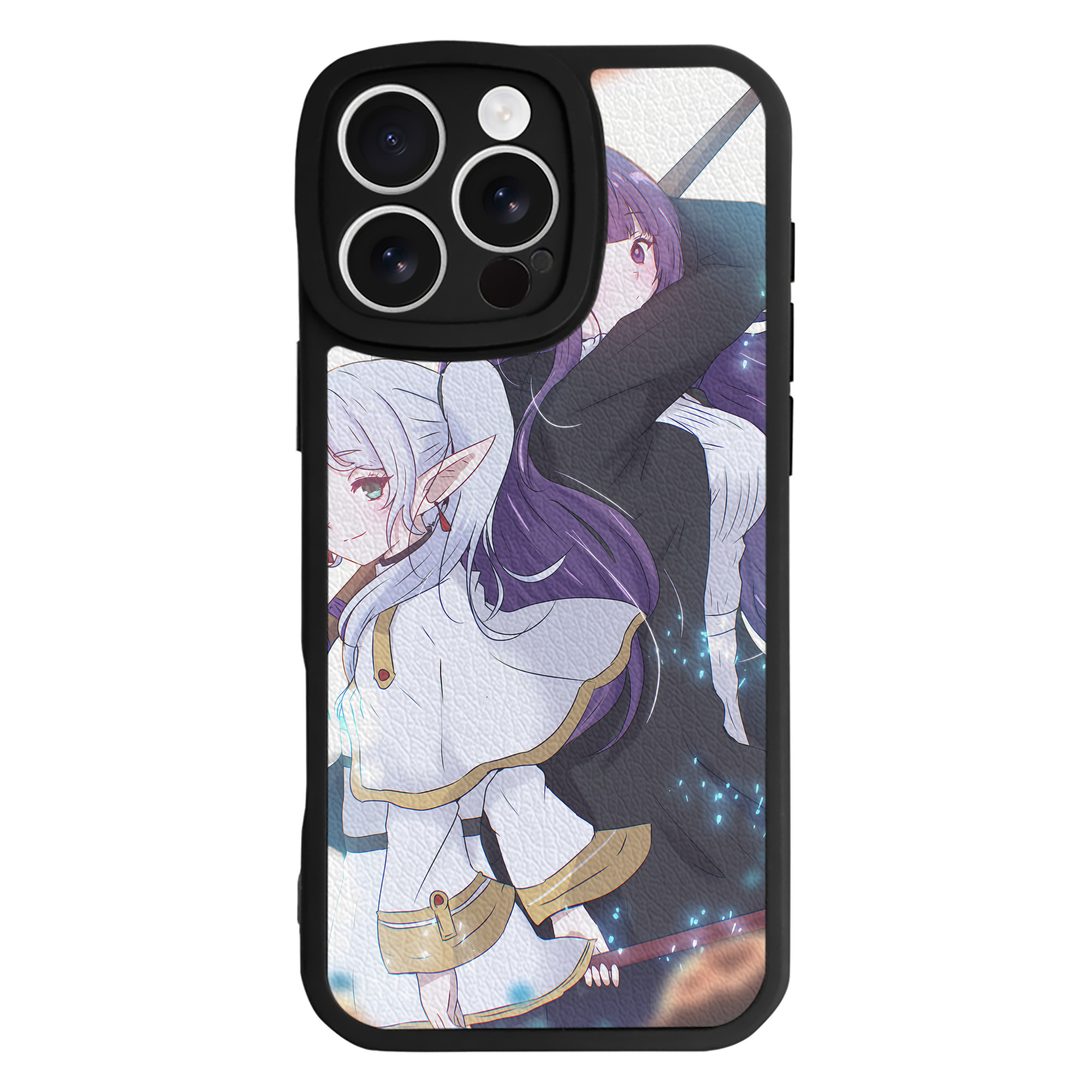 （画像用） 葬送のフリーレン Frieren 【iPhone 16シリーズ対応】シリコンスマホケース（レザー調） 材質：シリコン